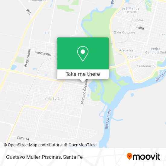 Gustavo Muller Piscinas map
