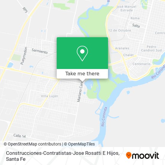 Construcciones-Contratistas-Jose Rosatti E Hijos map