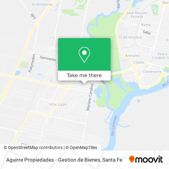 Aguirre Propiedades - Gestion de Bienes map