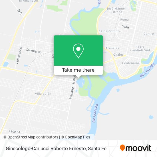 Mapa de Ginecologo-Carlucci Roberto Ernesto