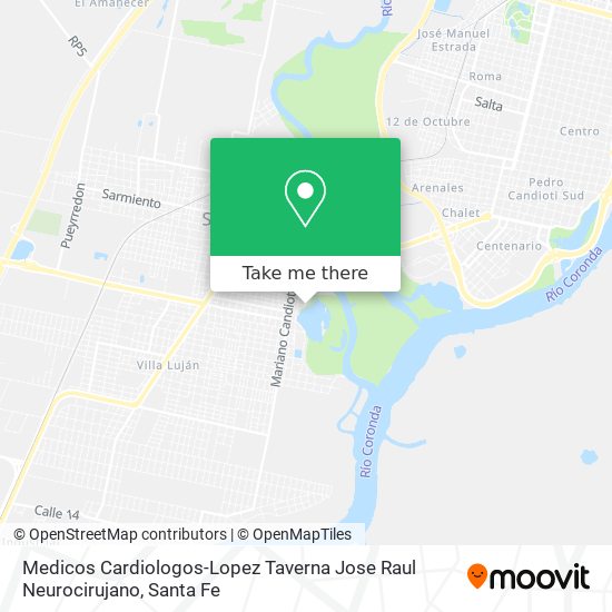 Medicos Cardiologos-Lopez Taverna Jose Raul Neurocirujano map