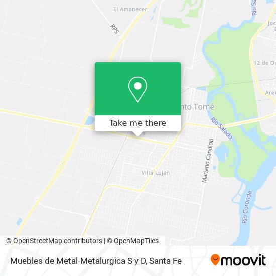 Mapa de Muebles de Metal-Metalurgica S y D