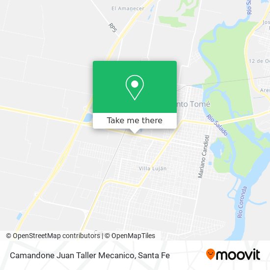 Camandone Juan Taller Mecanico map