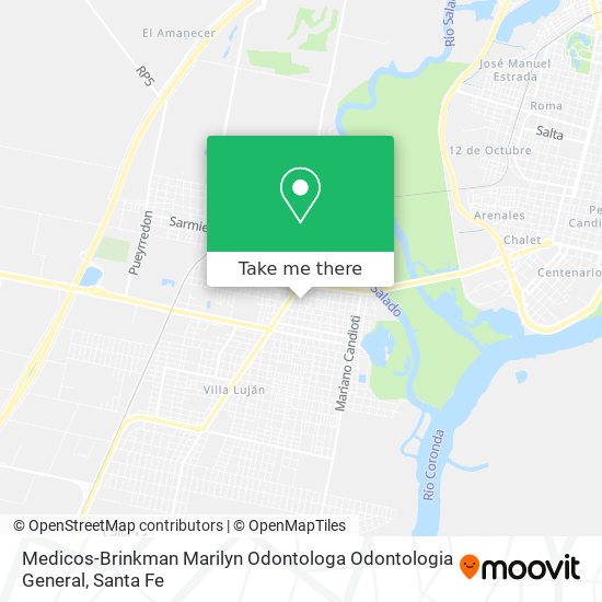 Medicos-Brinkman Marilyn Odontologa Odontologia General map