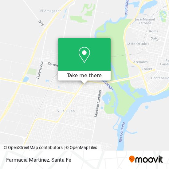 Mapa de Farmacia Martínez