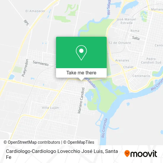 Cardiologo-Cardiologo Lovecchio José Luis map