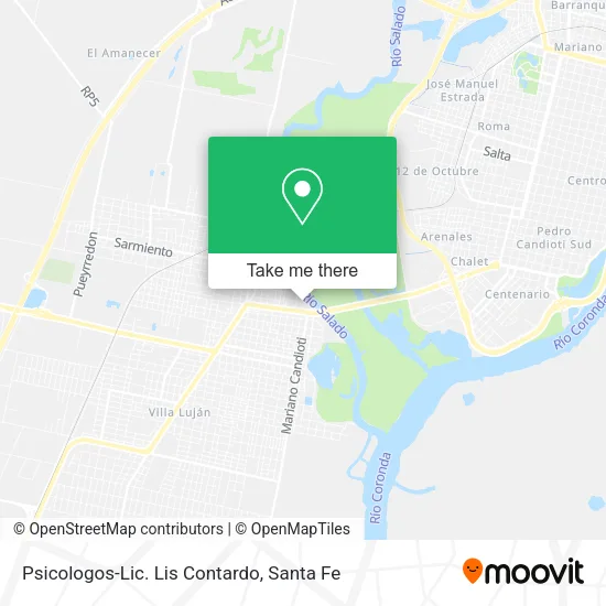 Psicologos-Lic. Lis Contardo map