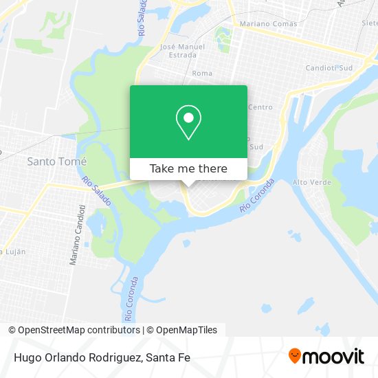 Hugo Orlando Rodriguez map
