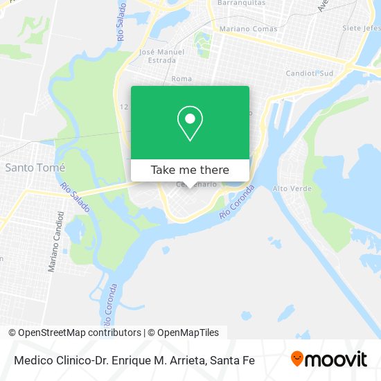 Medico Clinico-Dr. Enrique M. Arrieta map