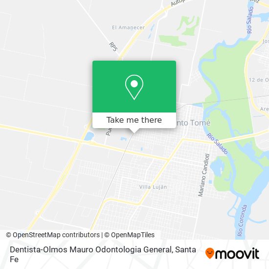 Mapa de Dentista-Olmos Mauro Odontologia General