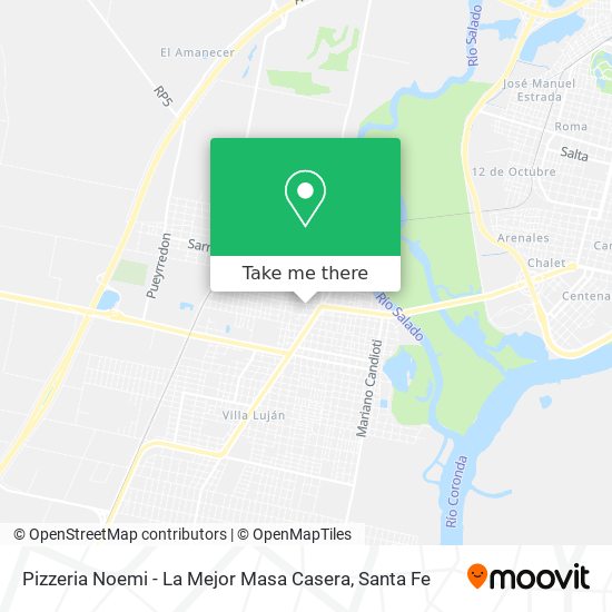 Pizzeria Noemi - La Mejor Masa Casera map