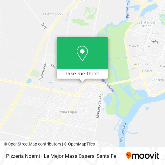 Pizzeria Noemi - La Mejor Masa Casera map