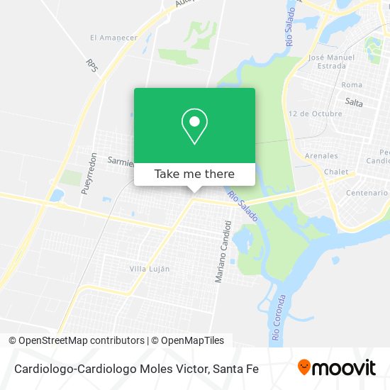 Mapa de Cardiologo-Cardiologo Moles Victor