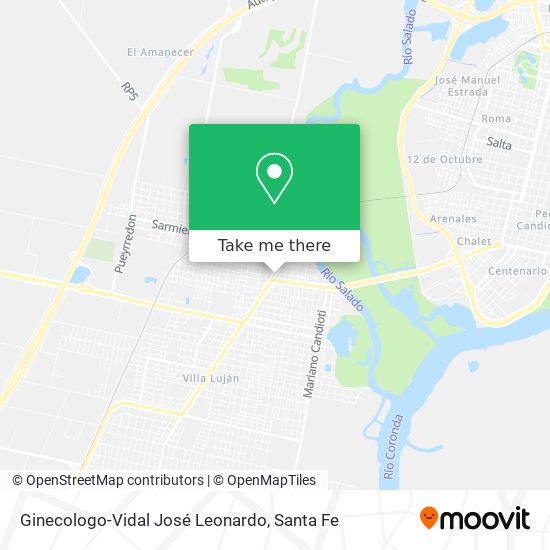 Ginecologo-Vidal José Leonardo map