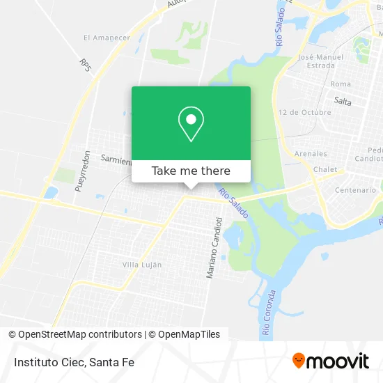 Instituto Ciec map