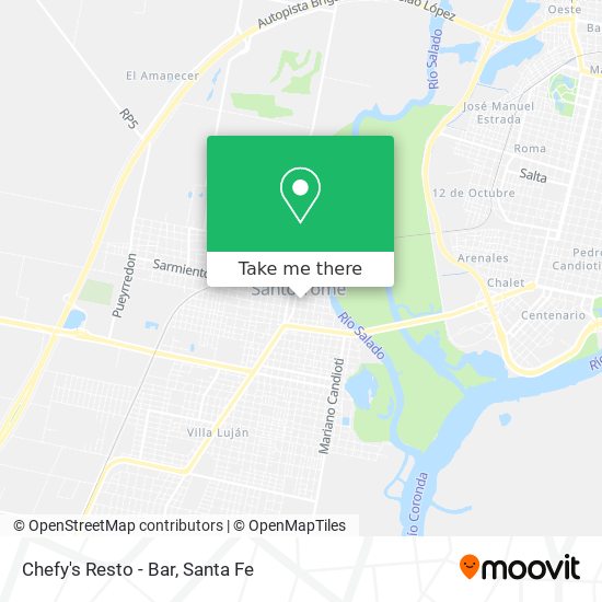 Chefy's Resto - Bar map