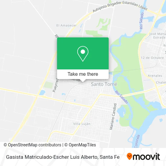 Gasista Matriculado-Escher Luis Alberto map