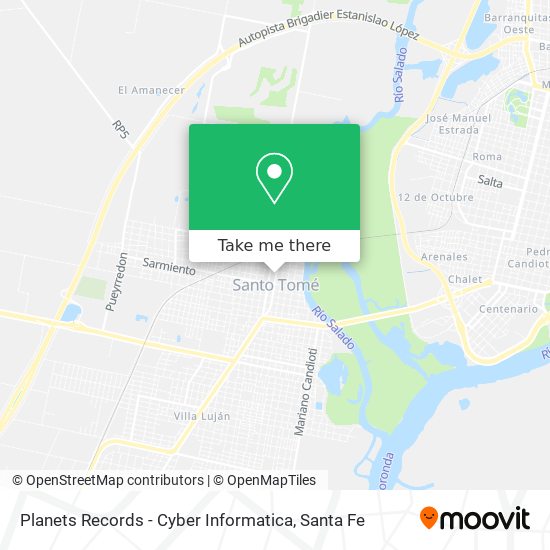 Planets Records - Cyber Informatica map