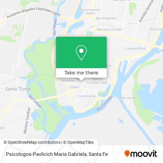 Psicologos-Pavlicich Maria Gabriela map