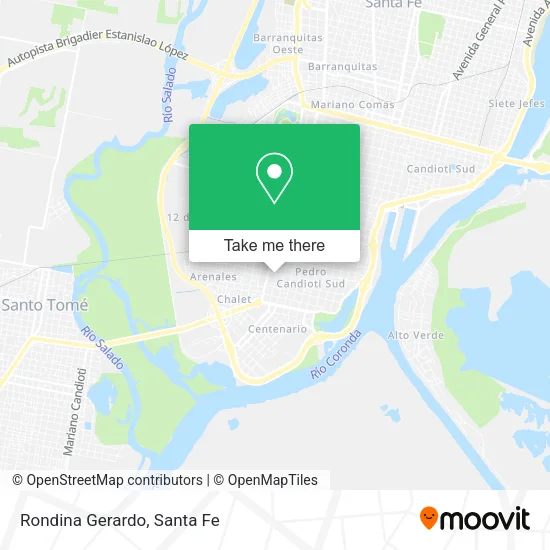 Mapa de Rondina Gerardo