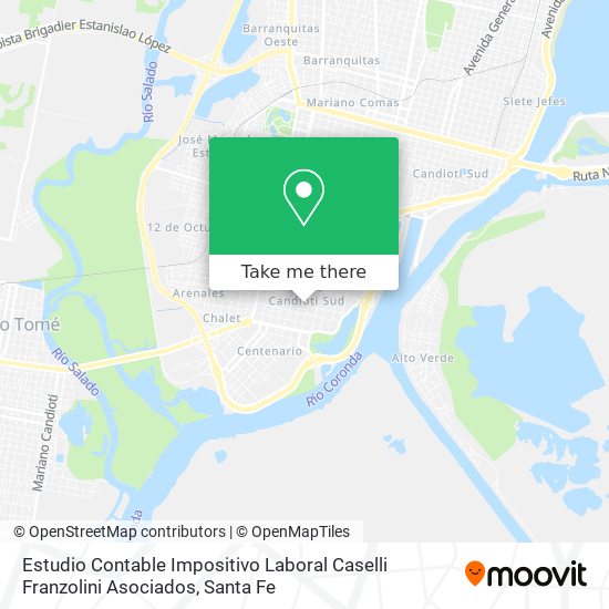 Estudio Contable Impositivo Laboral Caselli Franzolini Asociados map
