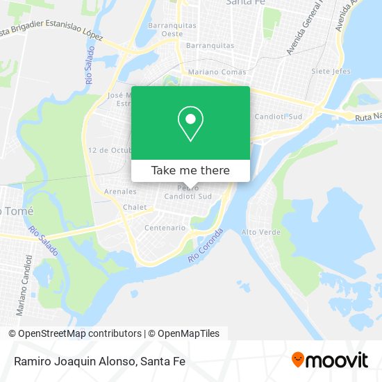 Ramiro Joaquin Alonso map