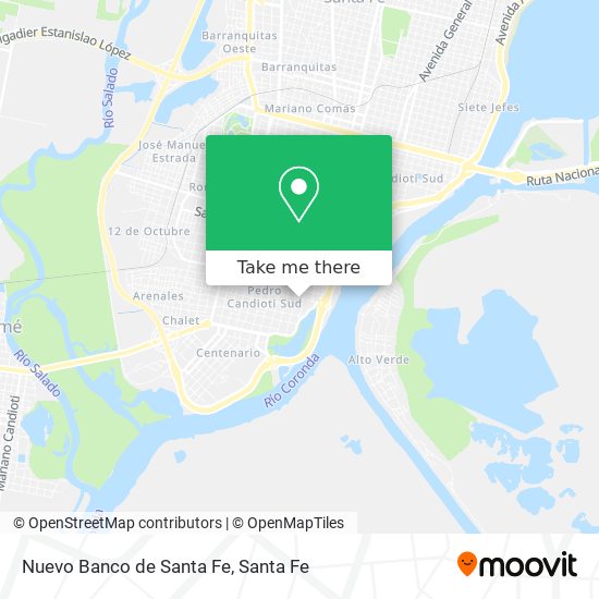 Nuevo Banco de Santa Fe map