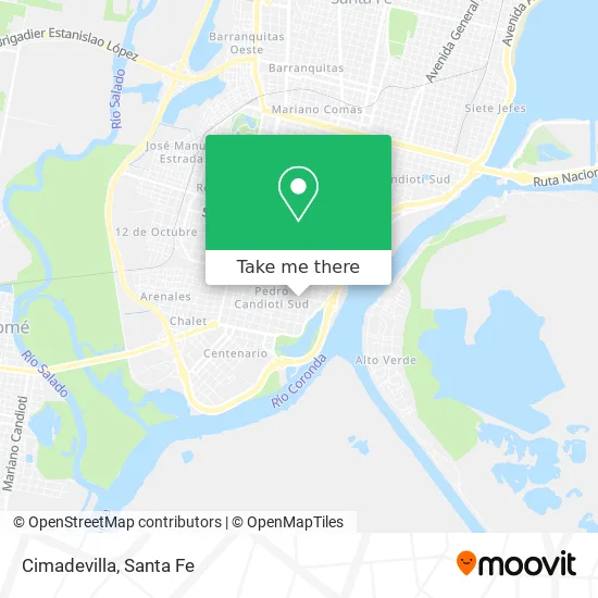 Cimadevilla map