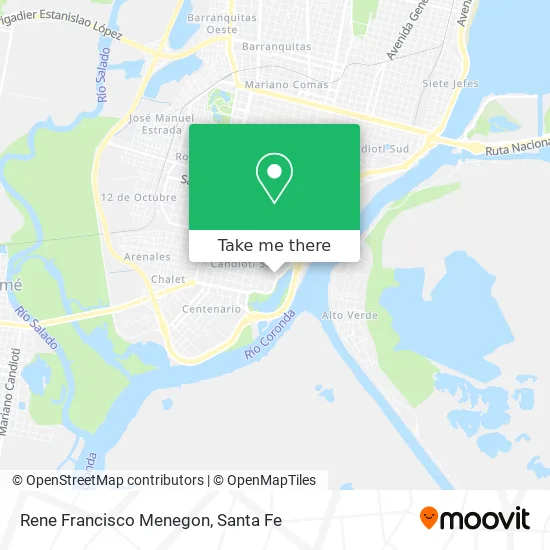 Rene Francisco Menegon map
