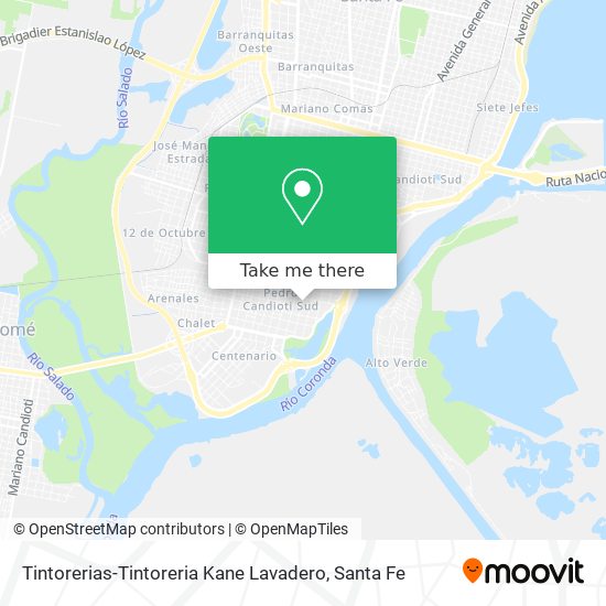 Mapa de Tintorerias-Tintoreria Kane Lavadero