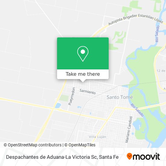 Despachantes de Aduana-La Victoria Sc map