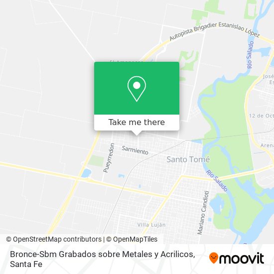 Mapa de Bronce-Sbm Grabados sobre Metales y Acrilicos