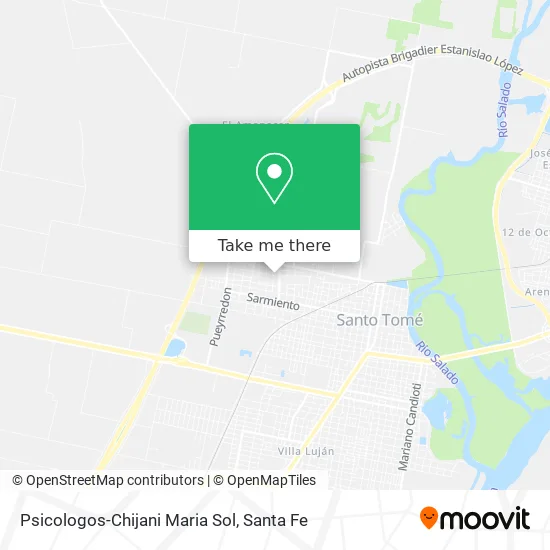 Psicologos-Chijani Maria Sol map