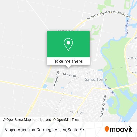 Viajes-Agencias-Carruega Viajes map