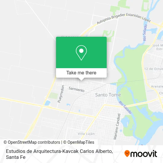 Estudios de Arquitectura-Kavcak Carlos Alberto map