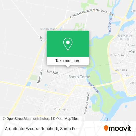 Arquitecto-Ezcurra Rocchetti map