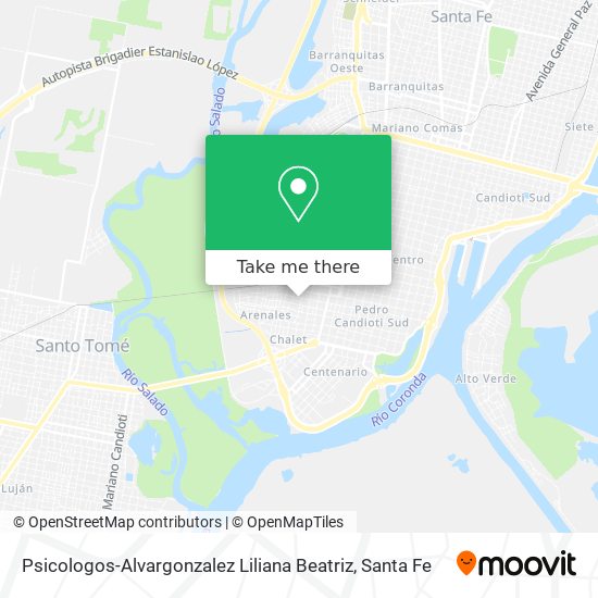 Psicologos-Alvargonzalez Liliana Beatriz map