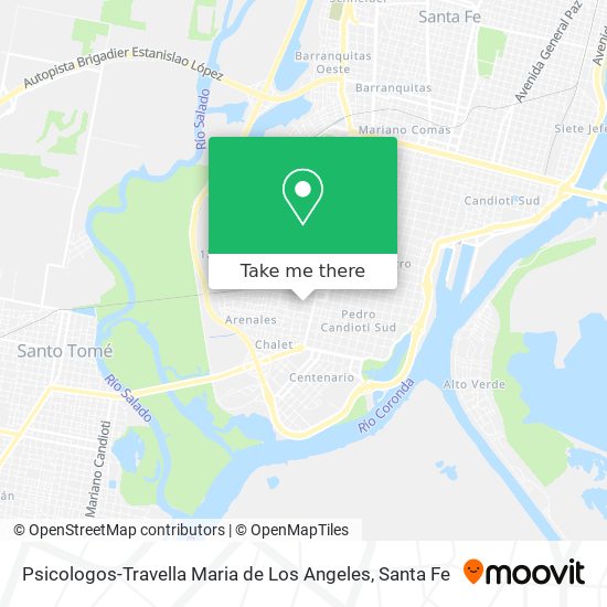 Psicologos-Travella Maria de Los Angeles map