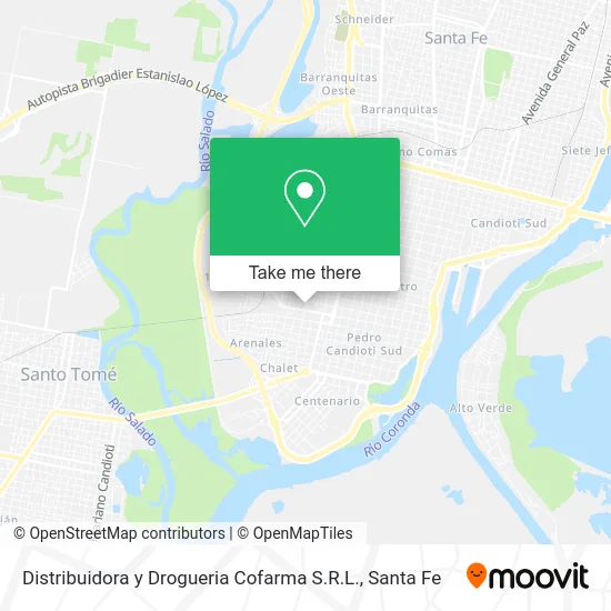 Distribuidora y Drogueria Cofarma S.R.L. map