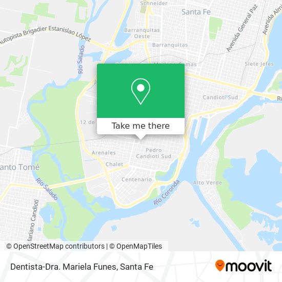 Dentista-Dra. Mariela Funes map