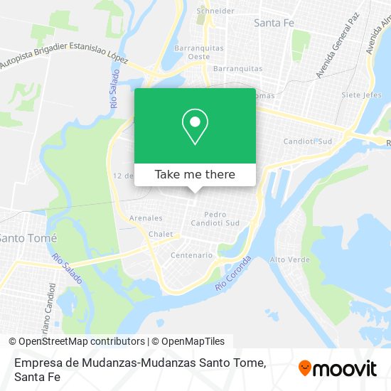 Empresa de Mudanzas-Mudanzas Santo Tome map