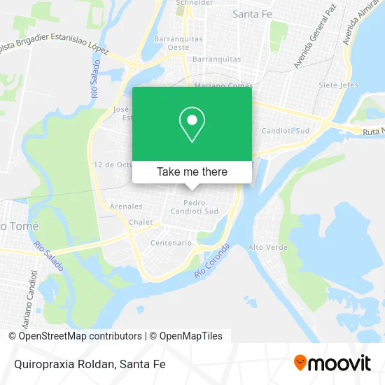 Mapa de Quiropraxia Roldan