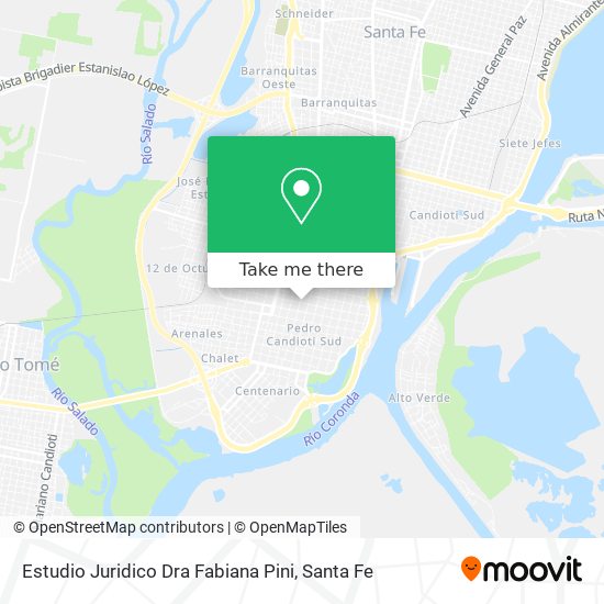 Estudio Juridico Dra Fabiana Pini map