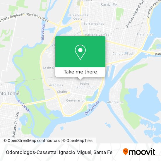 Odontologos-Cassettai Ignacio Miguel map