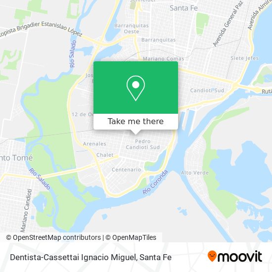 Dentista-Cassettai Ignacio Miguel map
