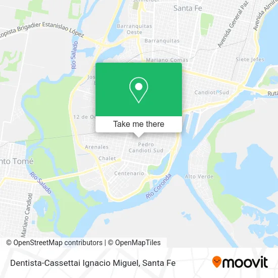 Dentista-Cassettai Ignacio Miguel map