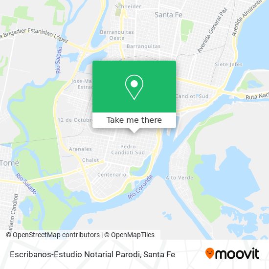 Escribanos-Estudio Notarial Parodi map