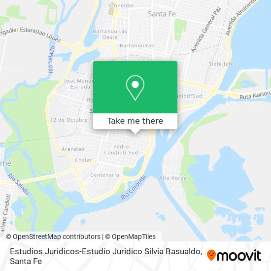 Mapa de Estudios Juridicos-Estudio Juridico Silvia Basualdo