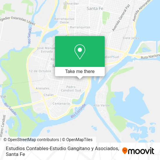 Estudios Contables-Estudio Gangitano y Asociados map