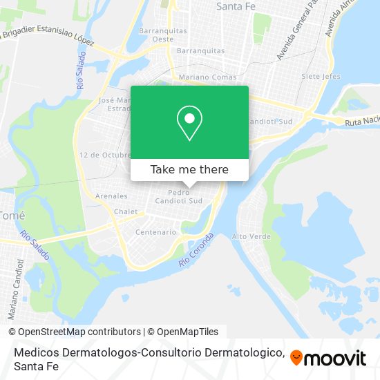 Mapa de Medicos Dermatologos-Consultorio Dermatologico